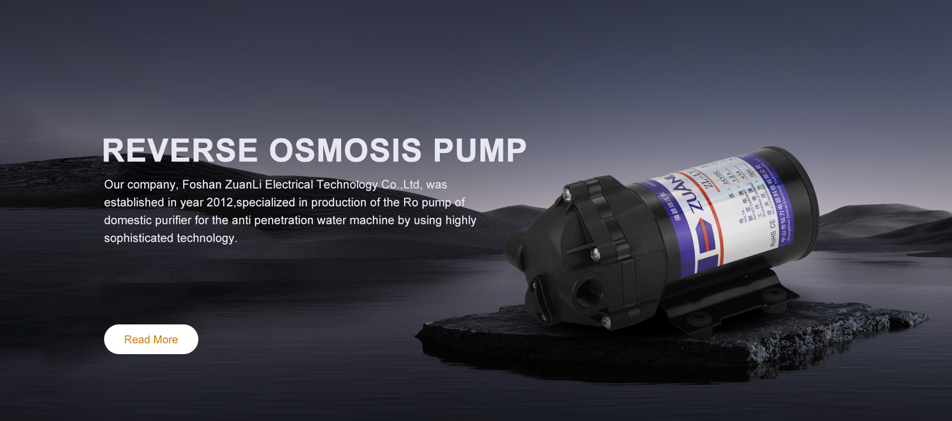 Produttore della pompa di osmosi inversa inversa